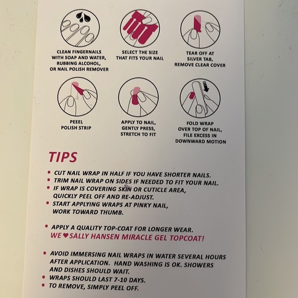 12 Sheets of Nail Wraps or Stickers- Solid & Patterns-Peel off after 7-10 days - Picture 6 of 6